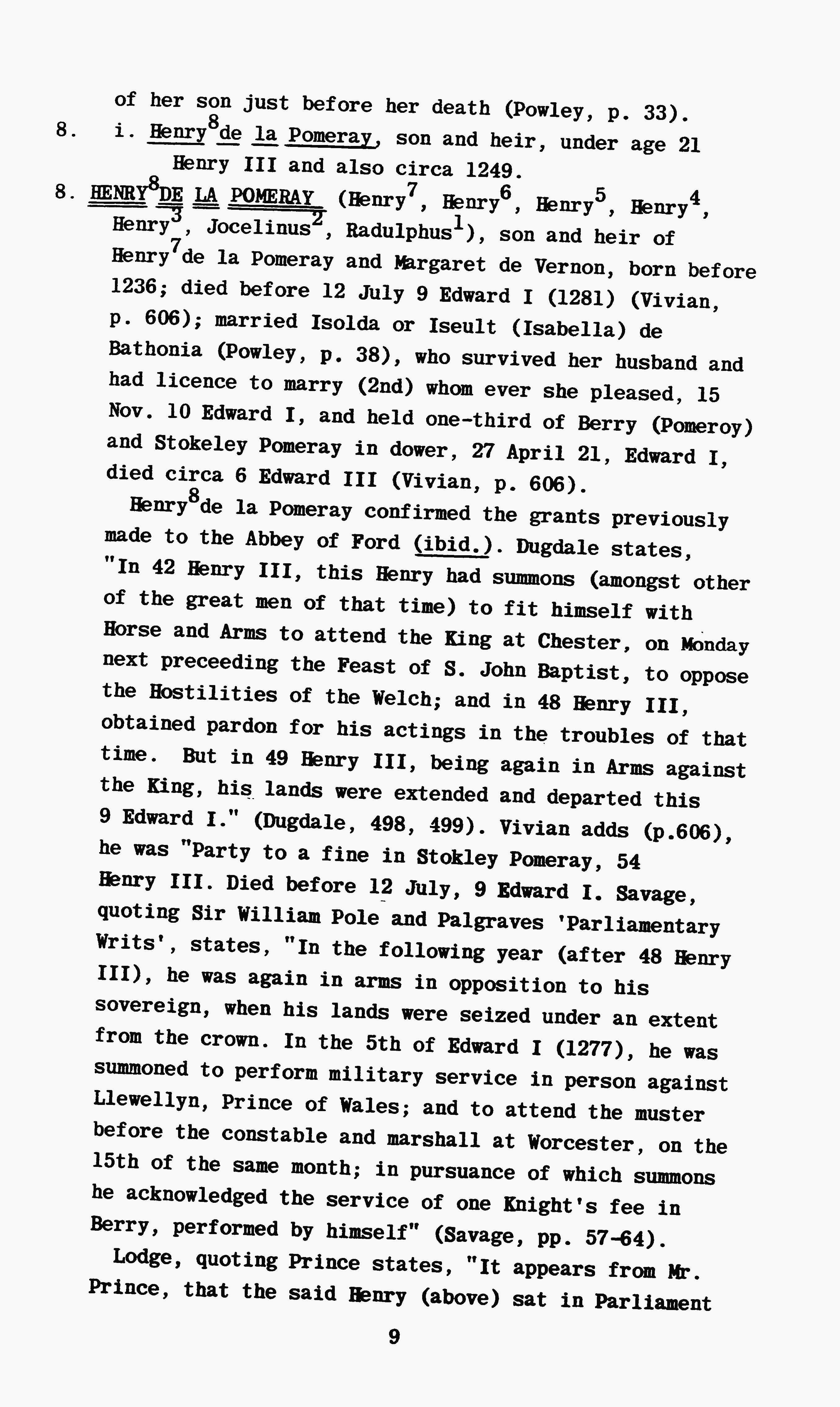 History and genealogy of the Pomeroy and collateral lines England-Ireland-America : comprising the ancestors and descendants of